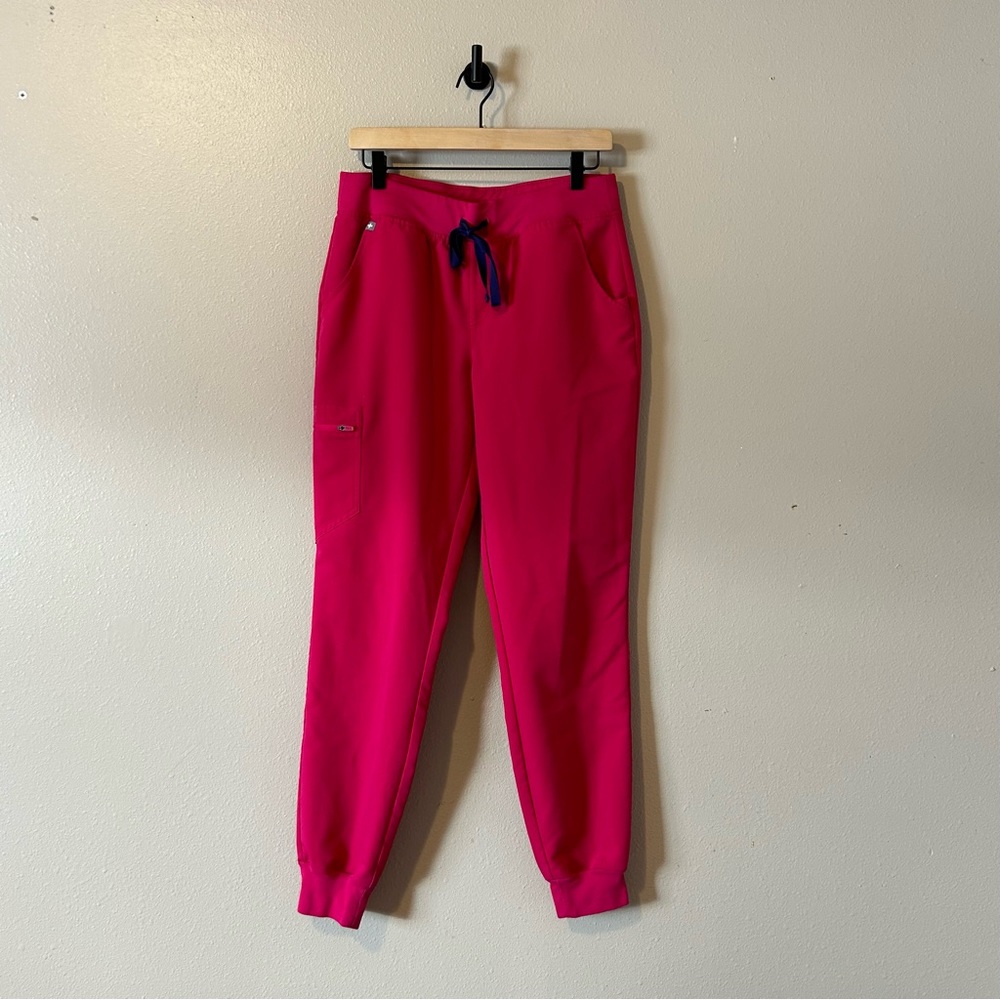 Figs Hot Pink Scrub Pants
